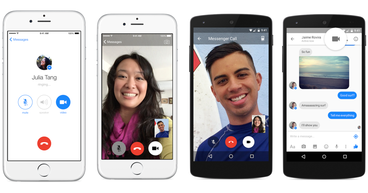 video calling on facebook messenger